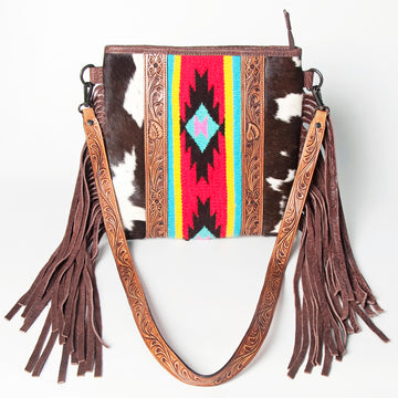 American Darling Crossbody Saddle Blanket Hand Tooled Genuine Leather Women Bag Western Handbag Purse